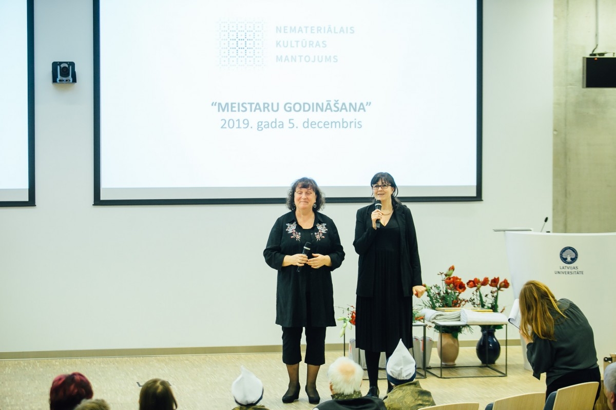 Nemateriālais kultūras mantojums - Meistaru godināšana 05.12.2019.