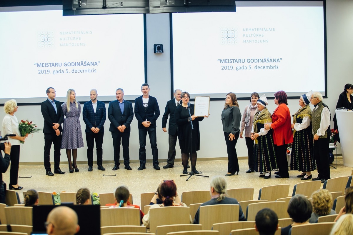 Nemateriālais kultūras mantojums - Meistaru godināšana 05.12.2019.