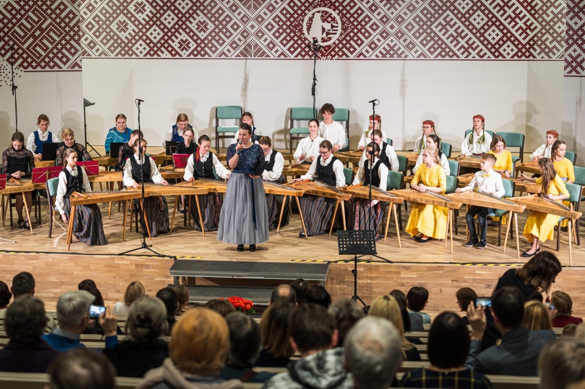 Rietumlatvijas koklētāju ansambļu koncerts 22.02.2020.