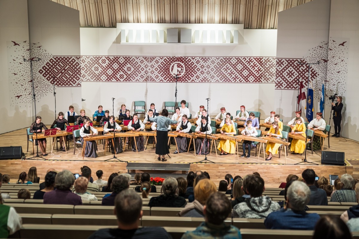 Rietumlatvijas koklētāju ansambļu koncerts 22.02.2020.