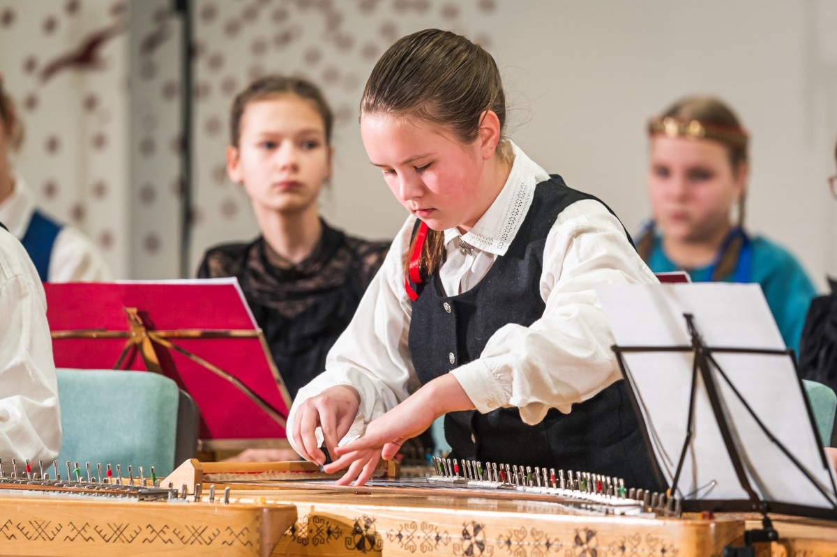 Rietumlatvijas koklētāju ansambļu koncerts 22.02.2020.