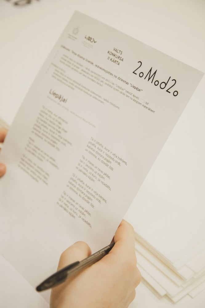 20 Mod 20 - Latvijas profesionālo vidējo mākslas izglītības iestāžu mākslas un dizaina izglītības programmu audzēkņu darbu Vals