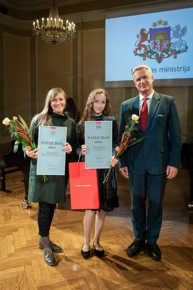 Kultūras ministrijas apbalvojuma un "Cimzes balvas 2020" pasniegšanas ceremonija izciliem pedagogiem un skolēniem kultūrizglītī