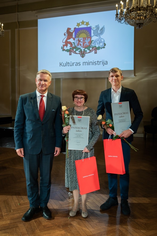 Kultūras ministrijas apbalvojuma un "Cimzes balvas 2020" pasniegšanas ceremonija izciliem pedagogiem un skolēniem kultūrizglītī