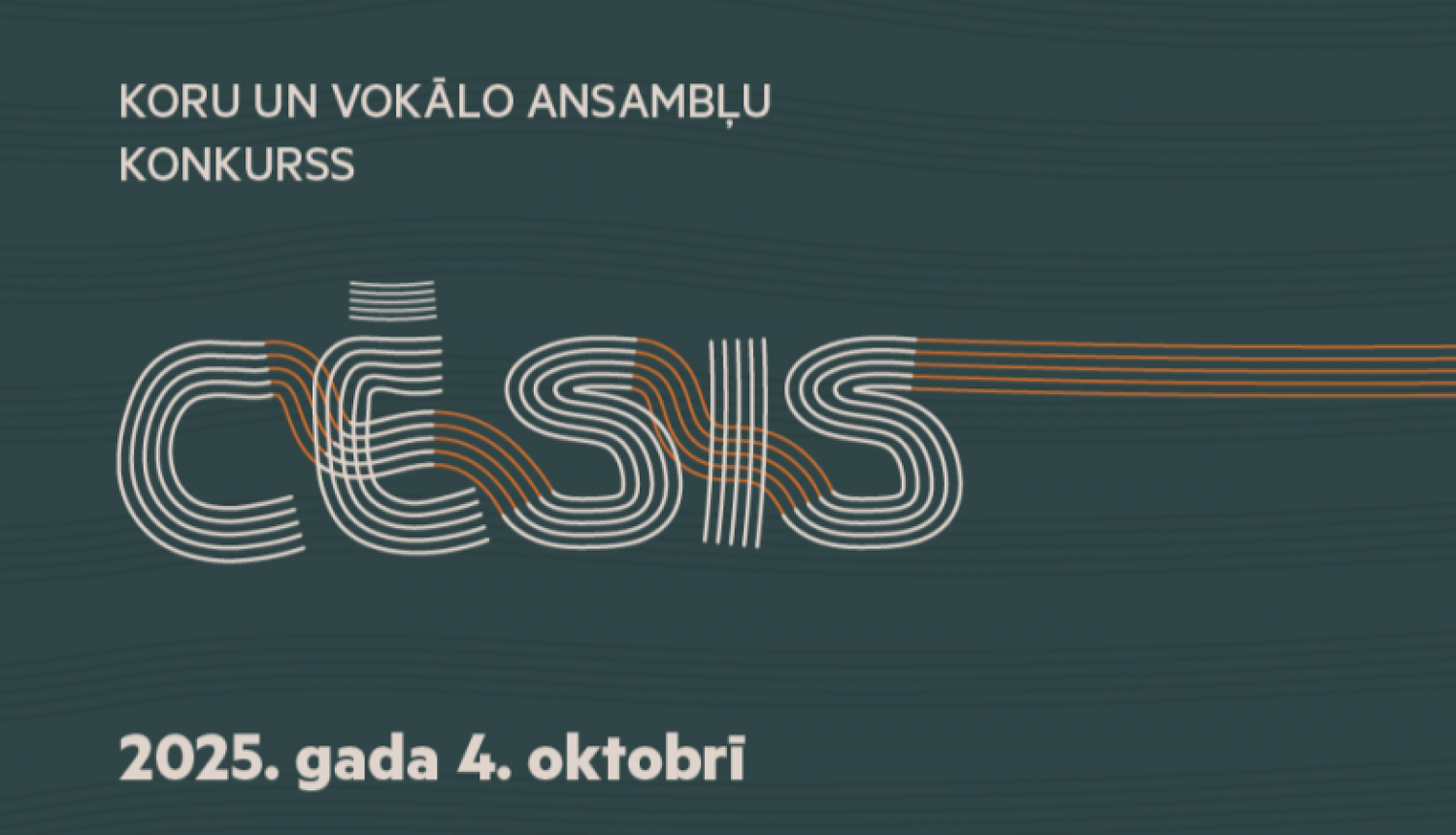 Cēsis ansambļi kori konkurss_plakāts