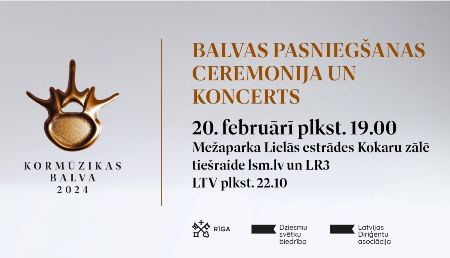 Par Kormūzikas balvas pasniegšanas norisi_plakāts