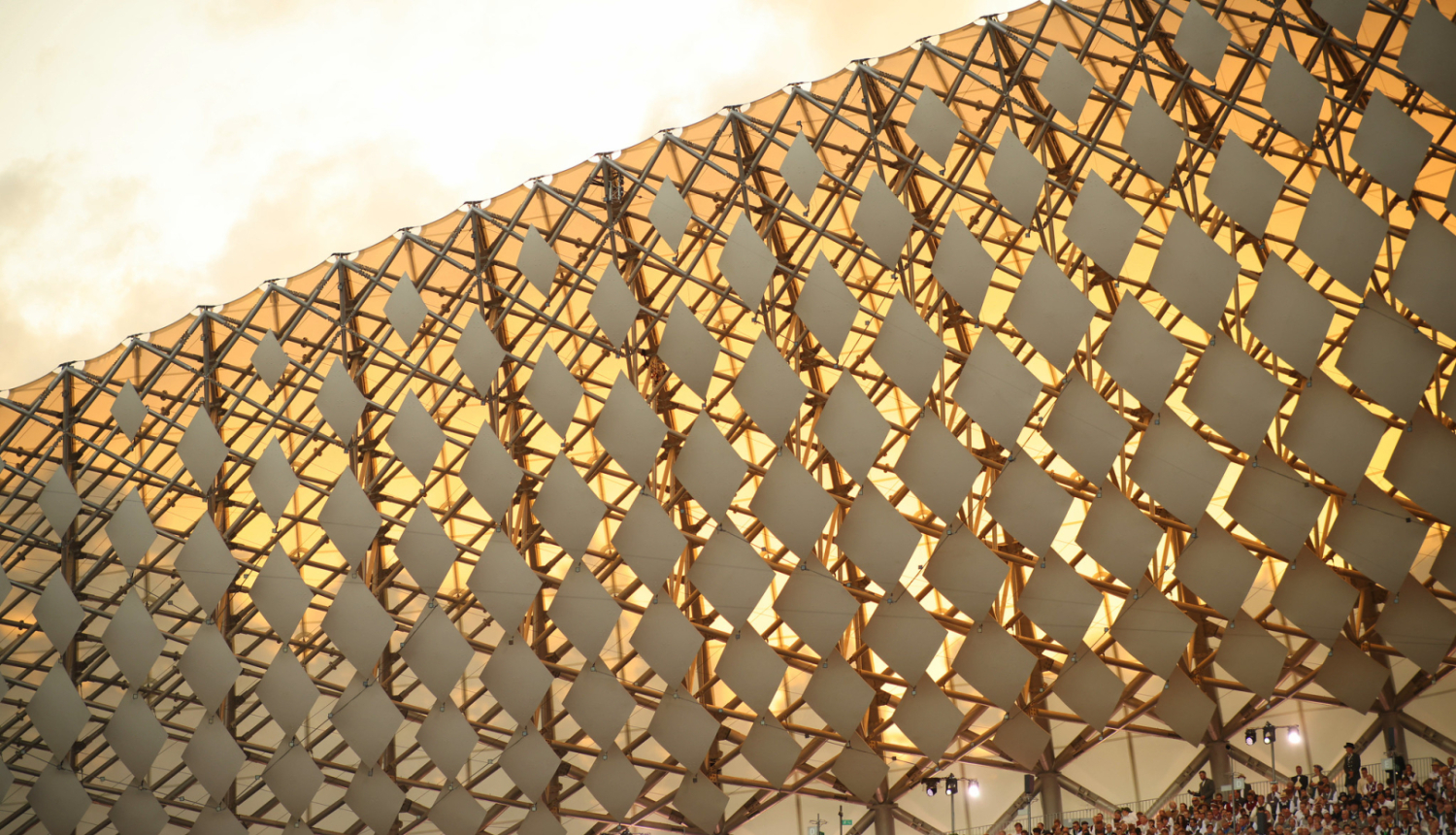 Mežaparka Lielā estrāde saulrietā