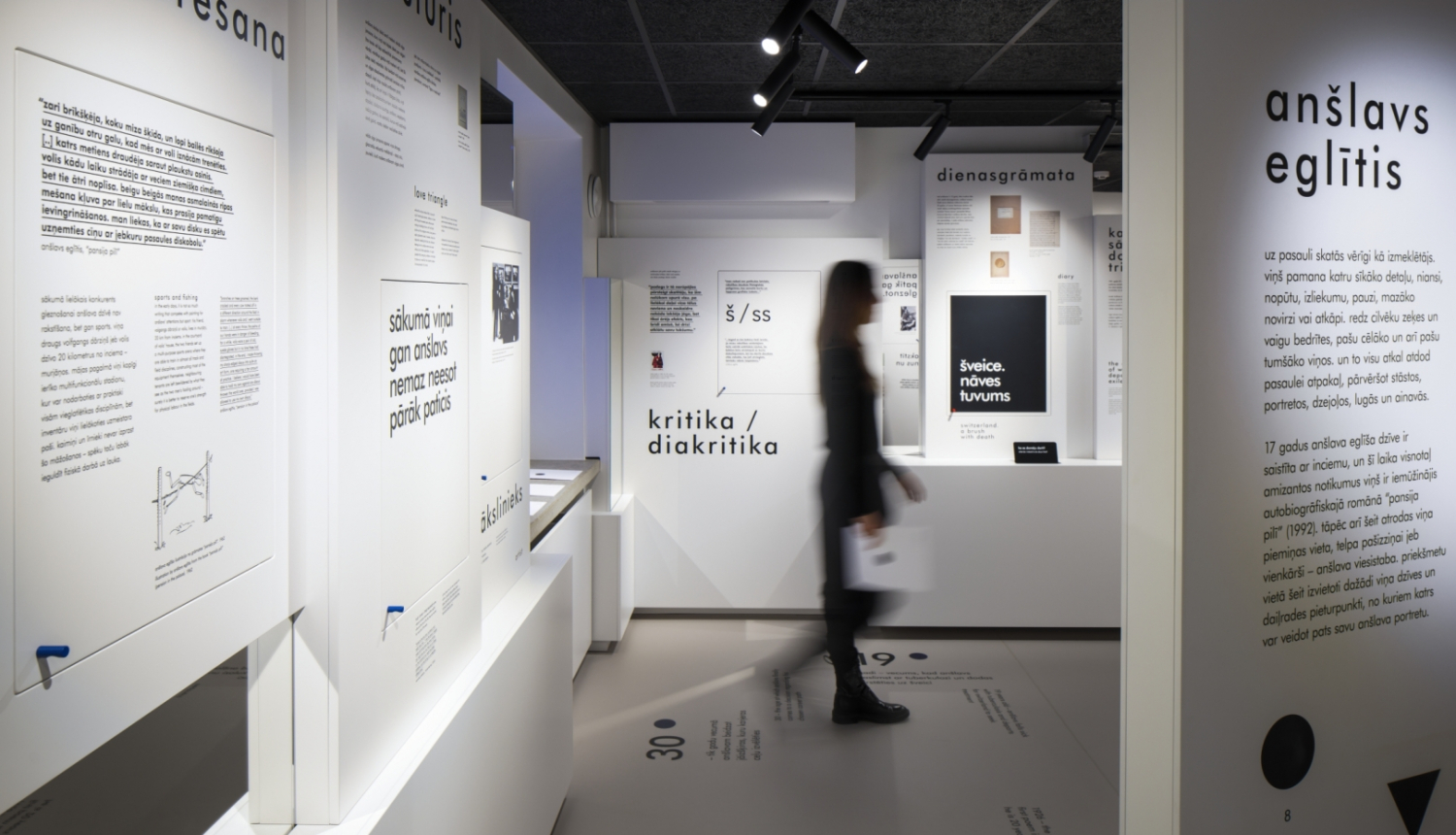 Anšlava Eglīša ekspozīcija Inciemā. Foto: Ansis Starks