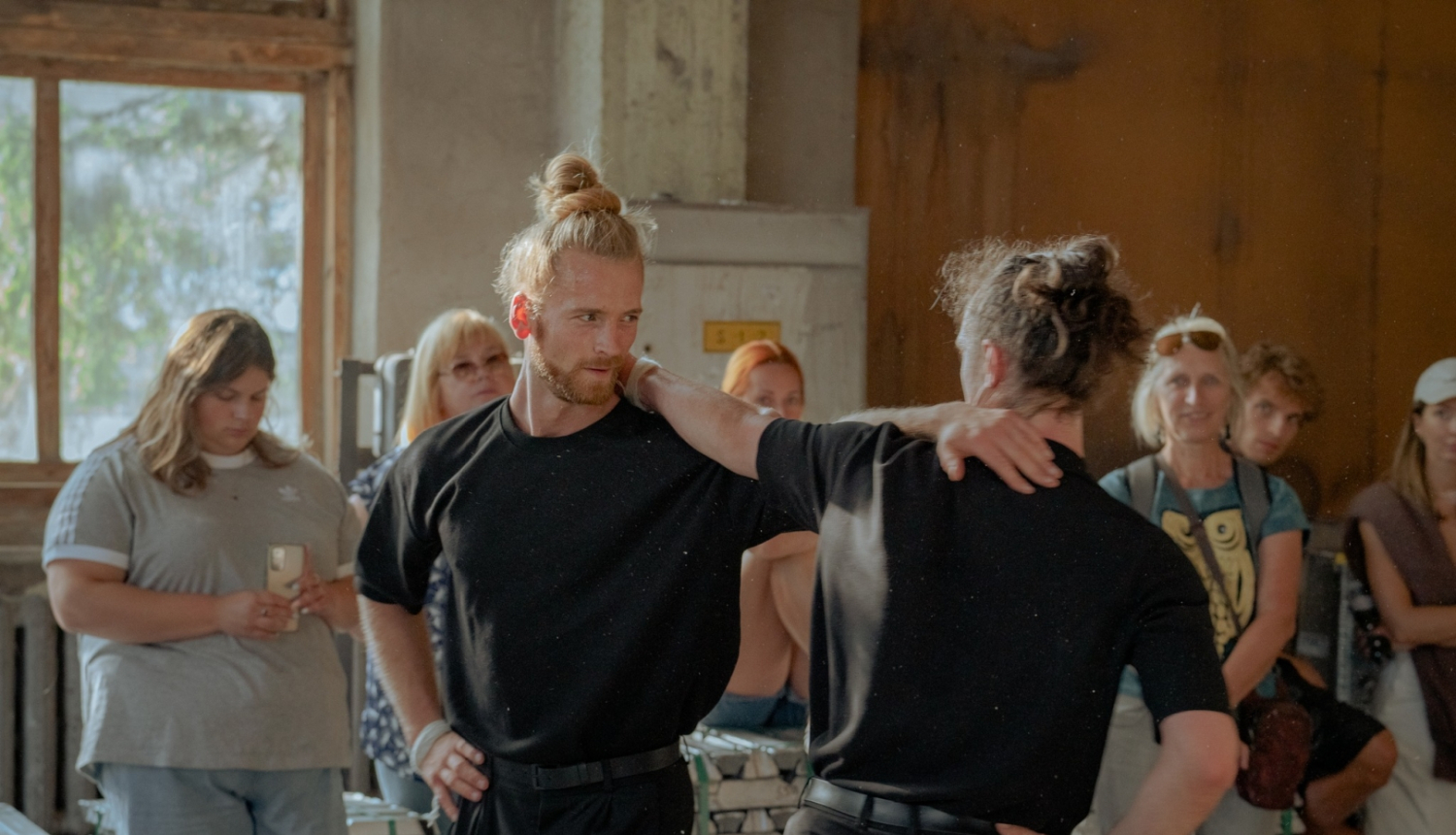 Foto no dejas izrādes “Vērpete”.  FOTO: Aleksejs Beļeckis.