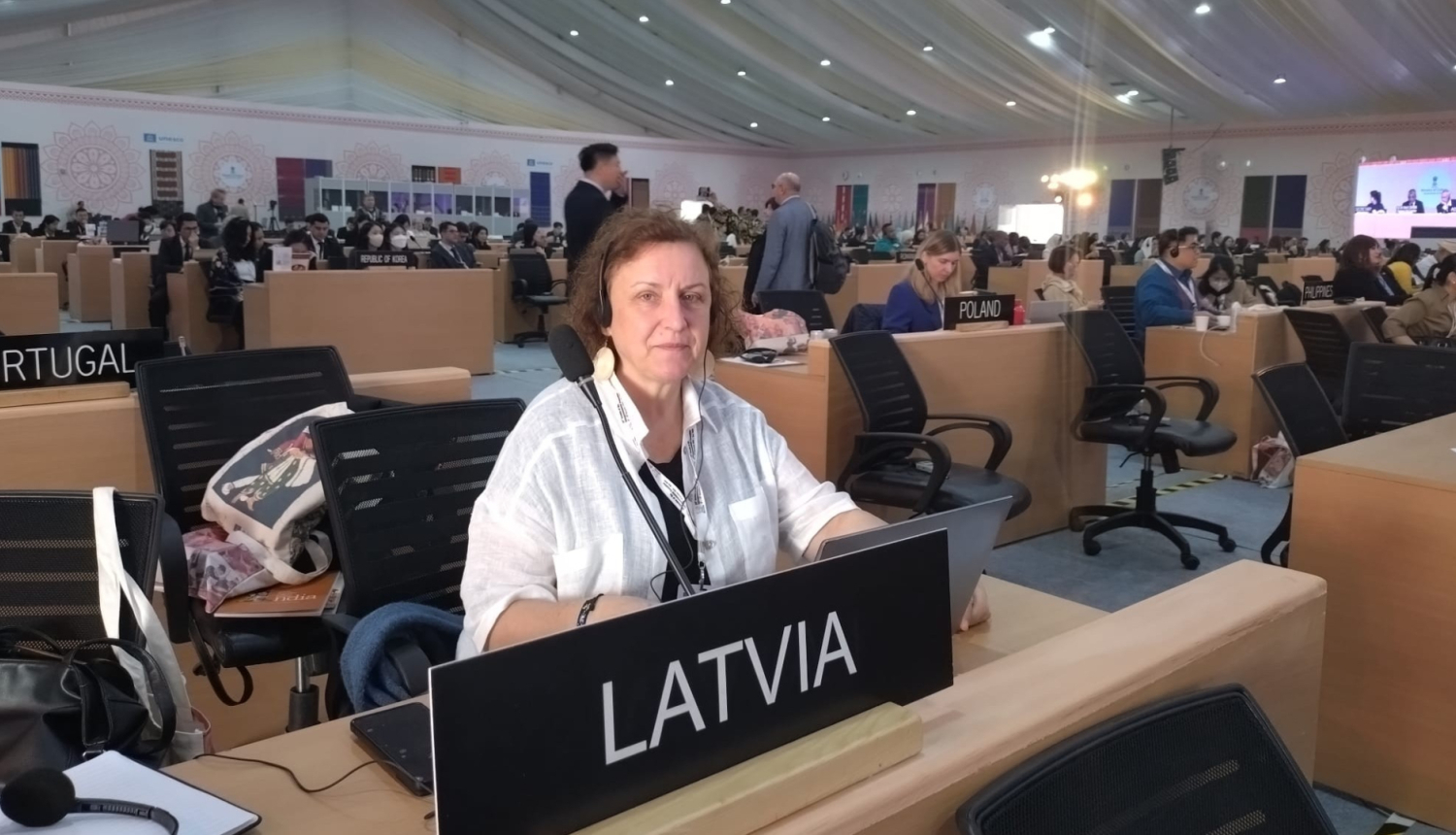 LNKC nemateriālā kultūras mantojuma eksperte Gita Lancere piedalās UNESCO Nemateriālā kultūras mantojuma Starpvaldību komitejas 20. sesijā