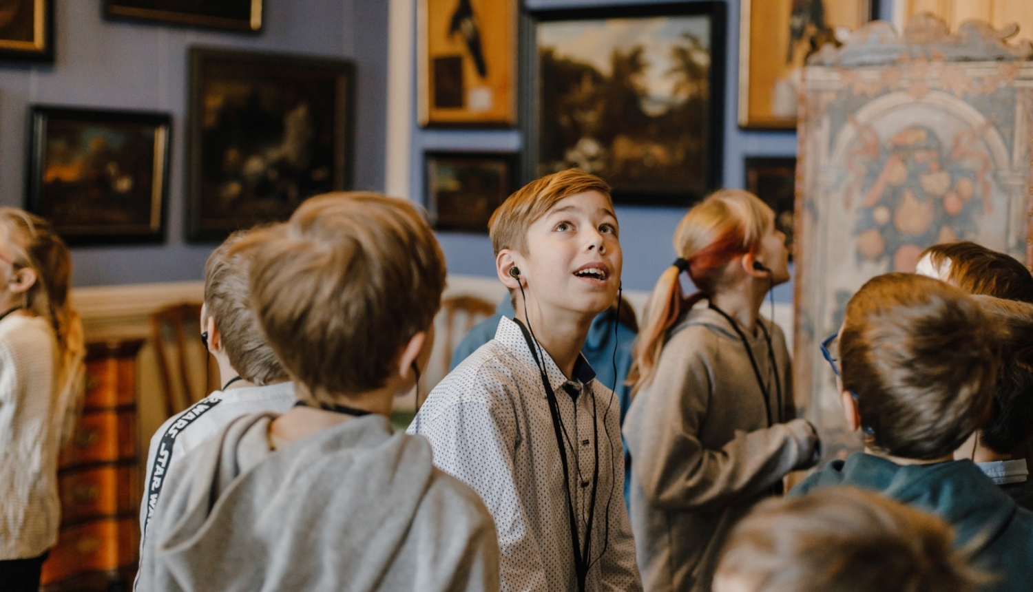 Rundāles pils iepazīšana programmā "Latvijas skolas soma". Foto: Kaspars Teilāns